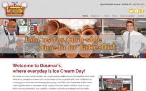 Dounmar's Barbecue Curb Service website image