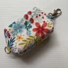 Light Floral with Red Clip and Carry Mini Bag