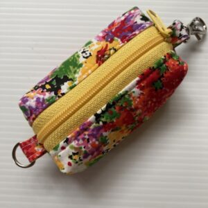 Bright Modern Floral clip and carry mini bag