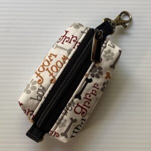 Dog and bone clip and carry bag